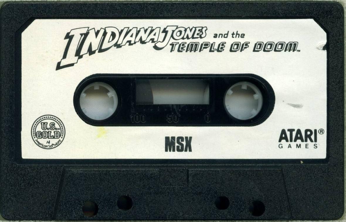 Indiana Jones And The Temple Of Doom box art for MSX